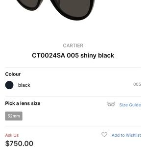 Women’s Cartier Sunglasses